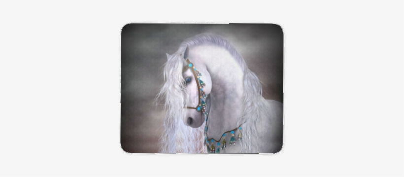 Elegant White Horse - Beautiful White Horse Fantasy Art, transparent png