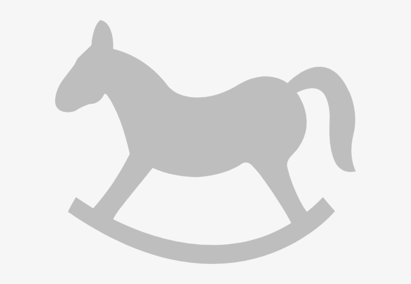 Horse Clipart Grey - Rocking Horse Vector Png, transparent png
