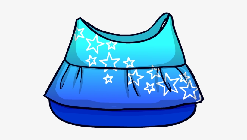 Blue Star Swimsuit Clothing Icon Id 4094 - Club Penguin Clothes Png, transparent png