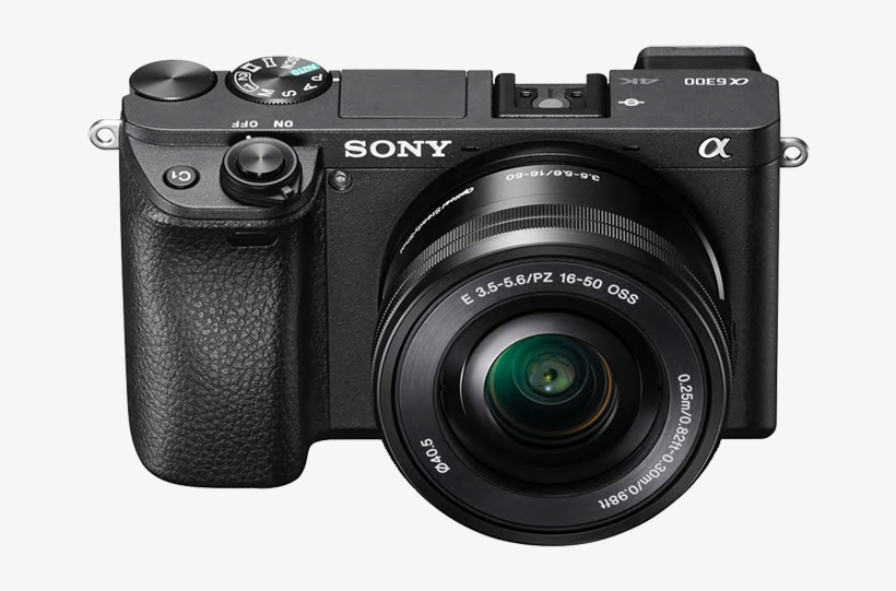 Sony Digital Camera Png Transparent Image - - Sony A6300 (kit 16-50mm) Camera, transparent png