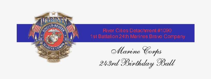 Officers And Staff Past Commandants And Marine Of The - Usmc Marine Corps Badge Of Honor-christmas Tree Ornaments,, transparent png