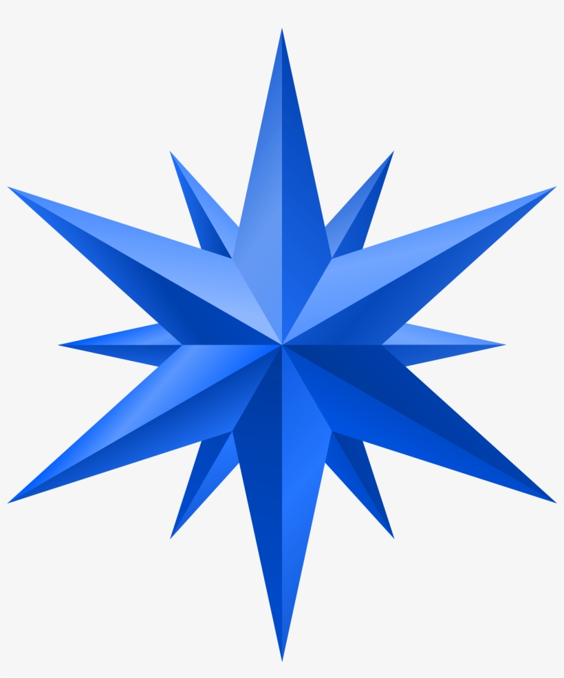 Blue Star Png, transparent png