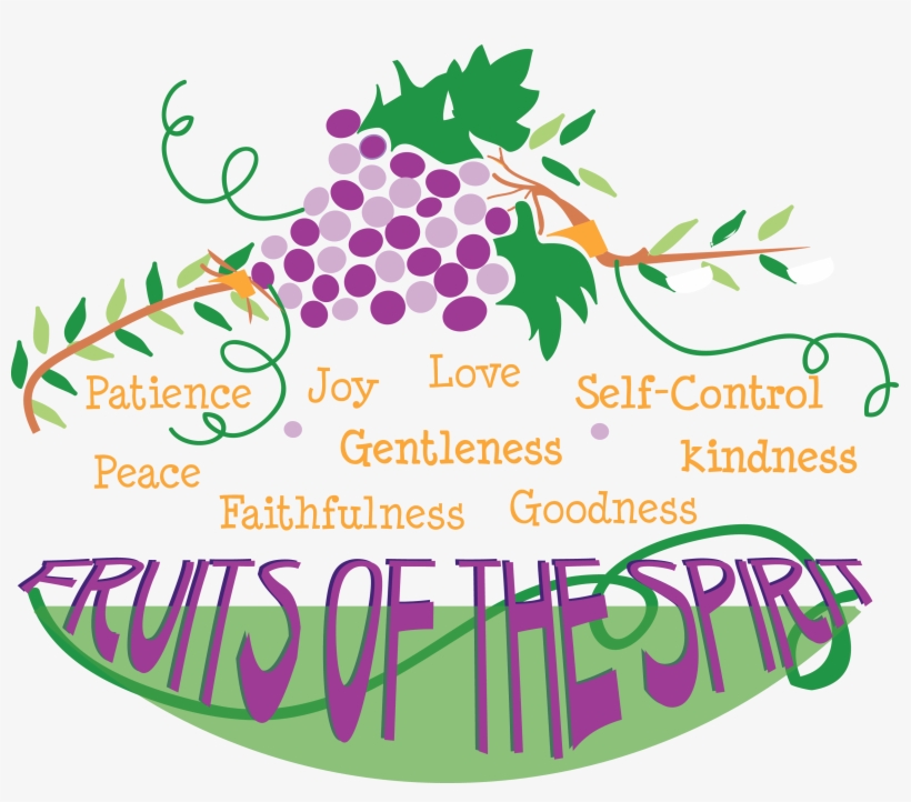 Clipart Black And White Library Bible Study Clipart - Fruits Of The Spirit Free Clipart, transparent png
