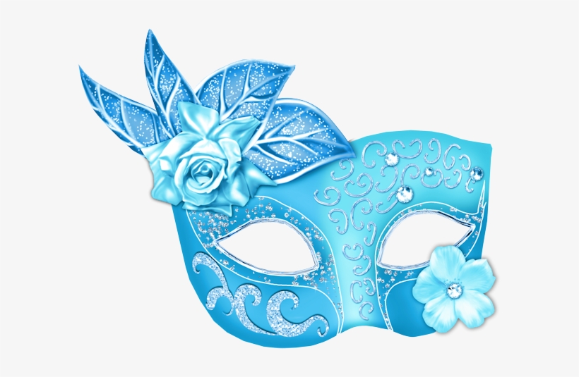 Masquerade Clipart Turquoise - Masquerade Masks Orange Clipart, transparent png