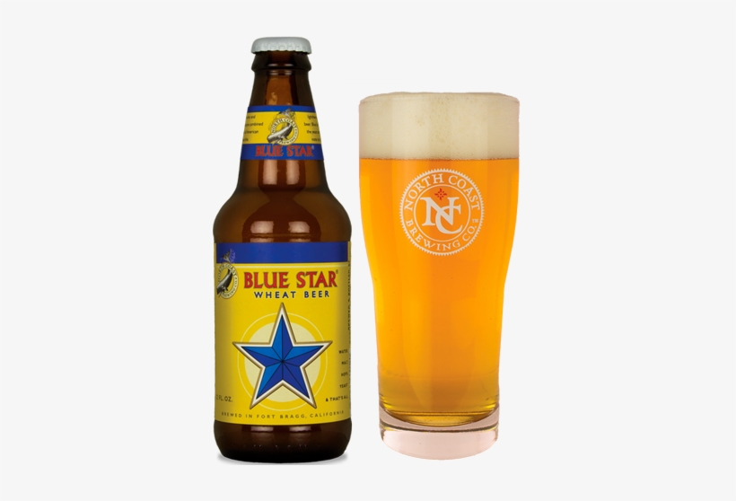 Blue Star Wheat Beer - North Coast Blue Star Wheat Beer, transparent png