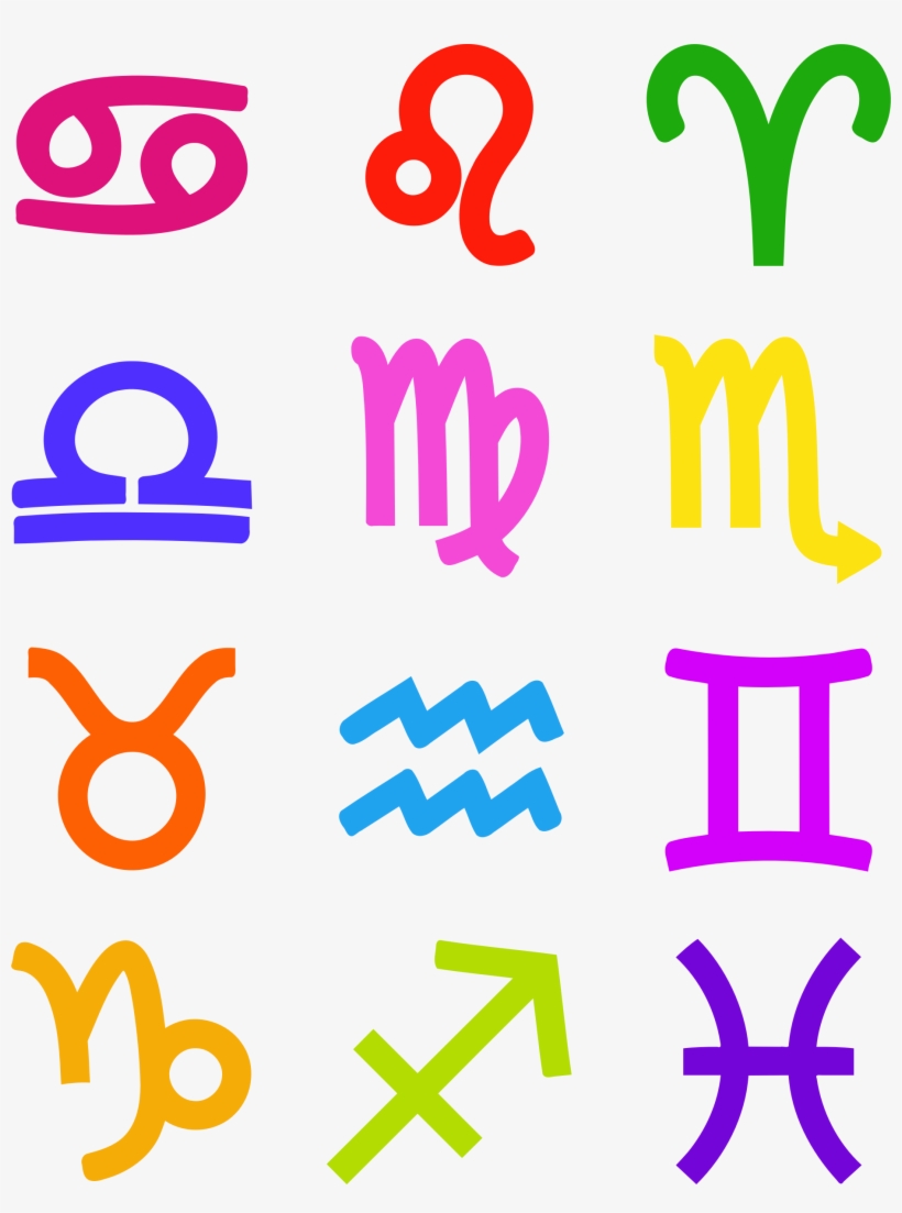 Big Image - Todos Simbolos Zodiaco, transparent png