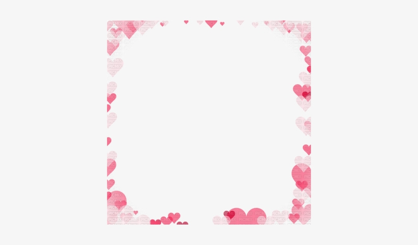 Pink Heart Frame - Heart, transparent png