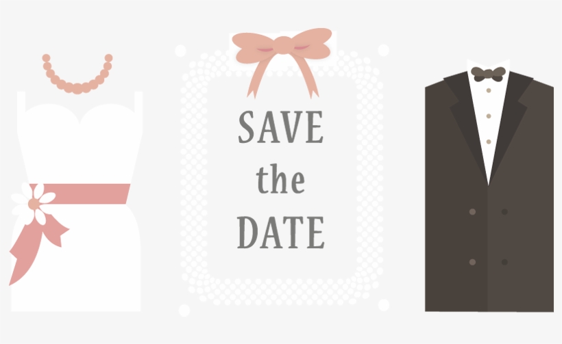 Wedding Dress Clipart Wedding Suit - Bride And Groom Dress Png, transparent png