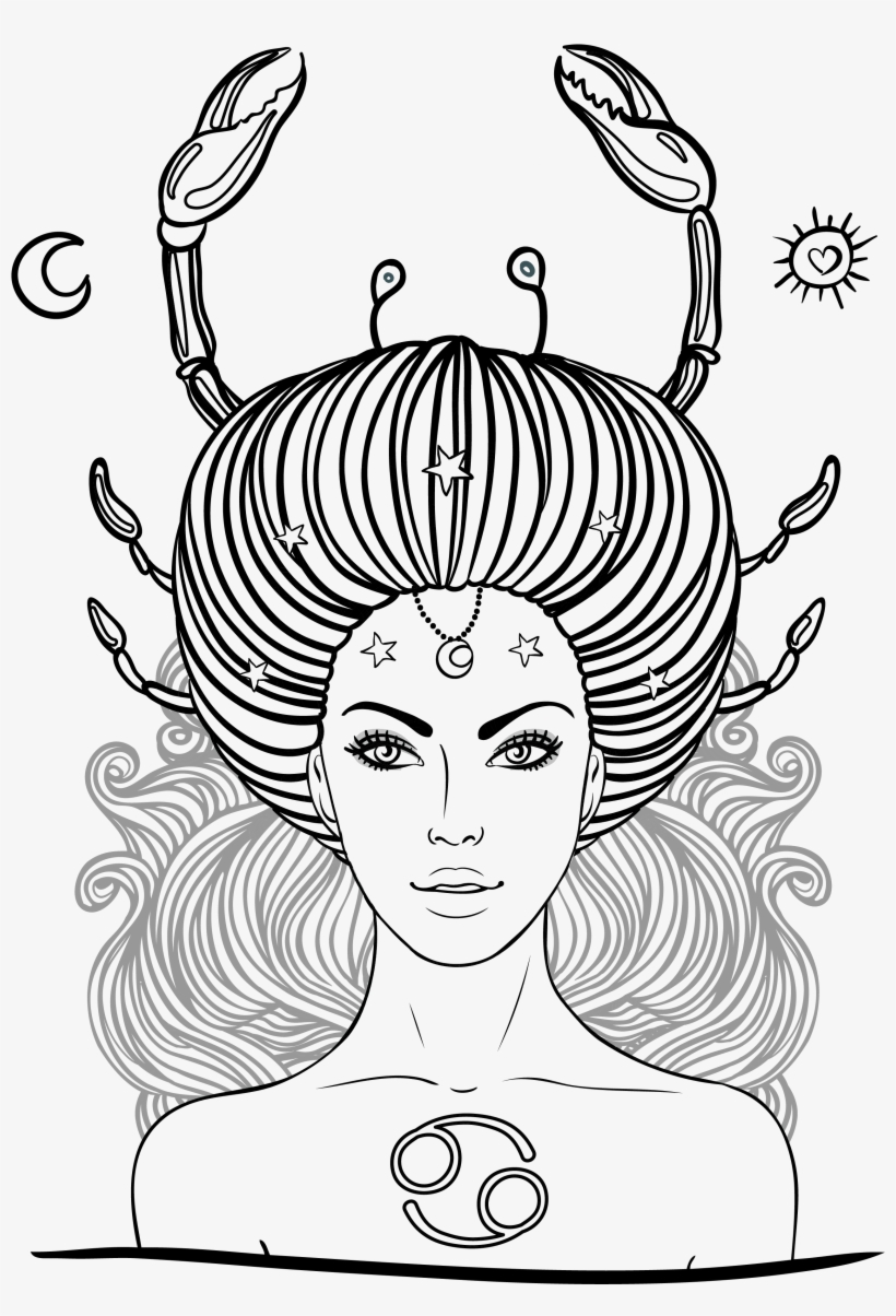 Png Transparent Library Zodiac Cancer Astrological - Journal : Notebook: 8. 5x11 160 Page Lined Paperback, transparent png
