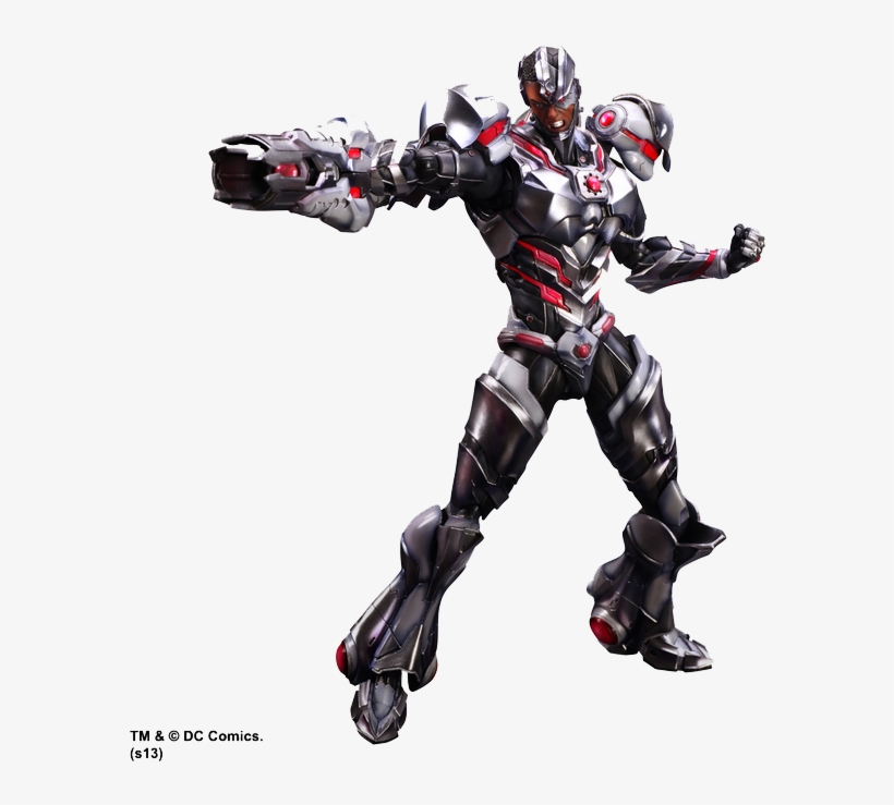 Cyborg Png Hd - Justice League - Cyborg Play Arts Figure, transparent png