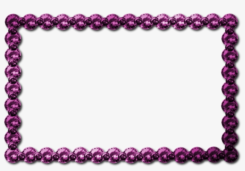 More Like Pink Jewel Frame Png By Jssanda - Pattern, transparent png