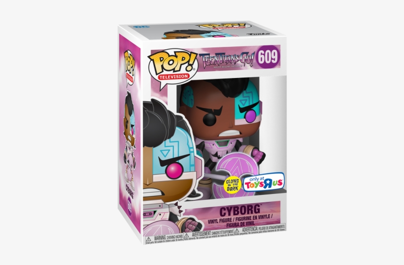 Cyborg With Glow Axe - Funko Pop Cyborg, transparent png
