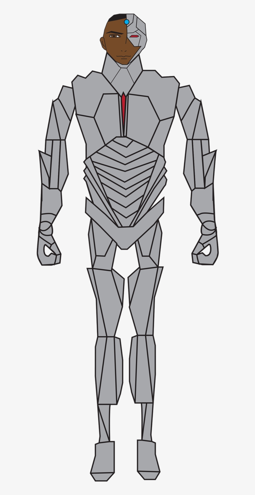 Cyborg, transparent png