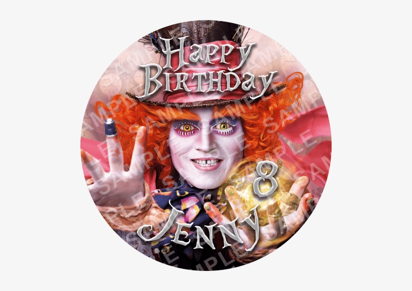Mad Hatter - Alice In Wonderland Mad Hatter Art Image Poster Gloss, transparent png