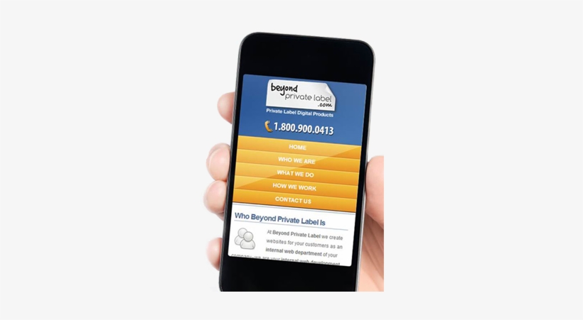 Hand Holding Mobile Phone - Iphone, transparent png