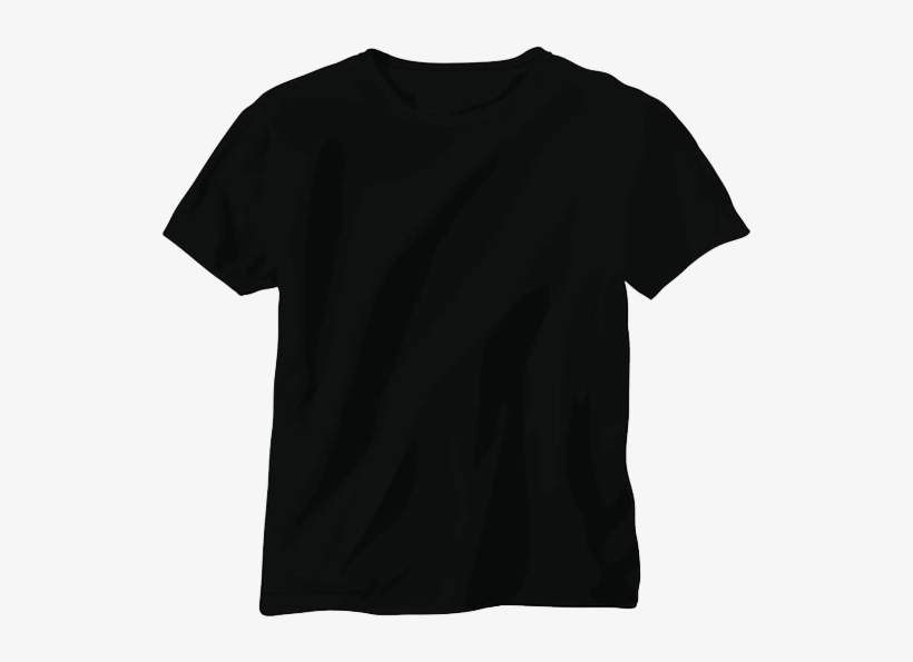 T-shirt Template Png Pic - Maison Margiela Black T Shirt, transparent png