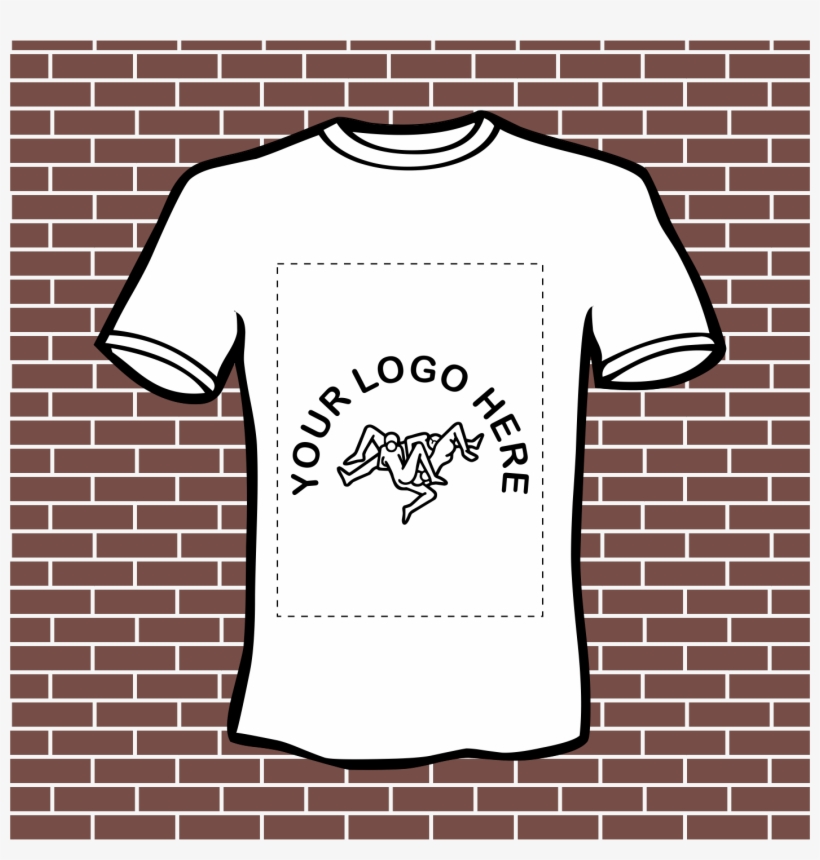 Tshirt Template Your Logo Here Front - Yoga Wheel Backbend, transparent png