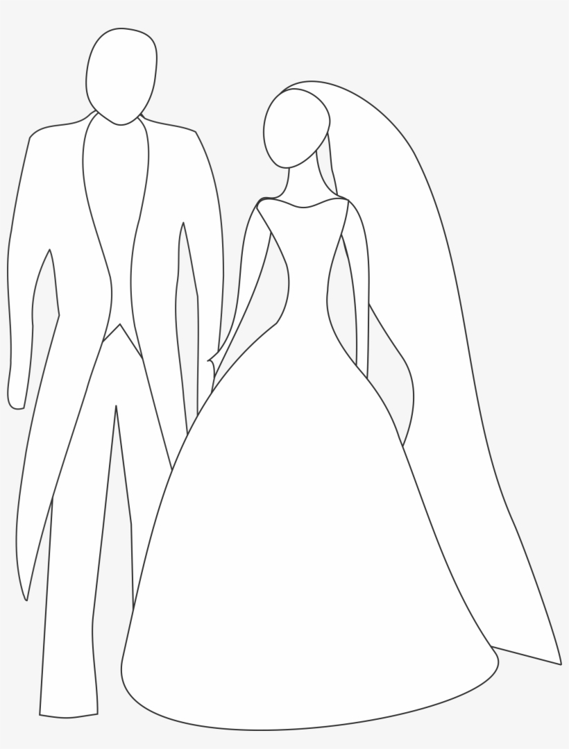 This Free Icons Png Design Of Bride And Groom, transparent png