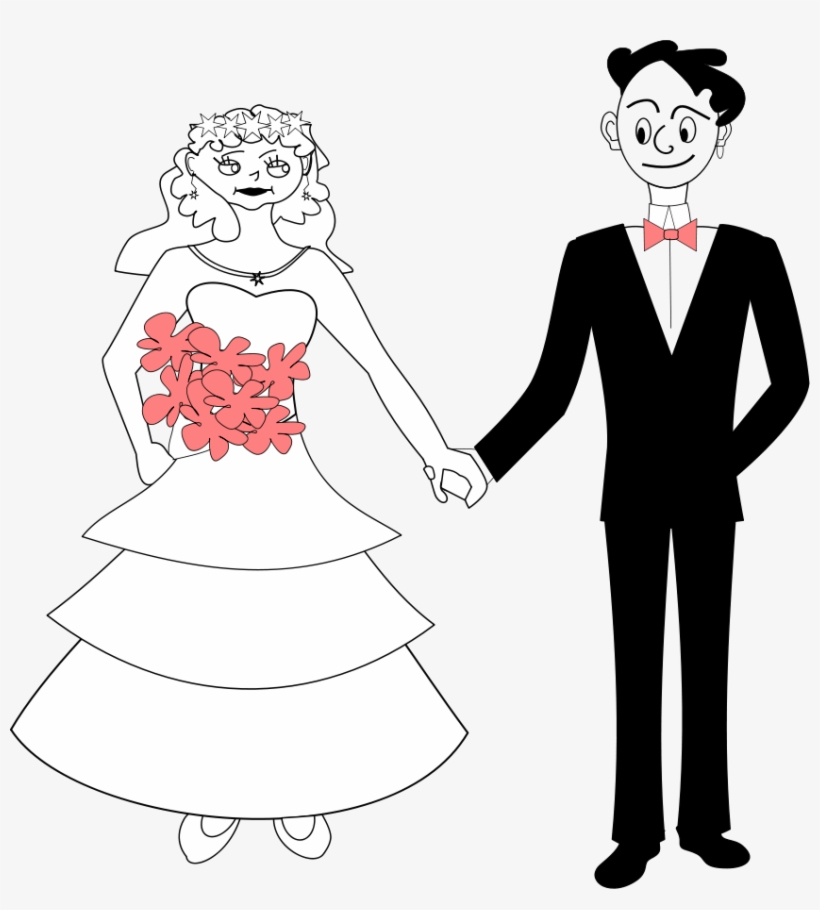 How To Set Use Bride And Groom Clipart, transparent png