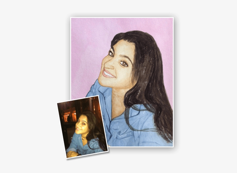 Watercolor Paintings - Girl, transparent png