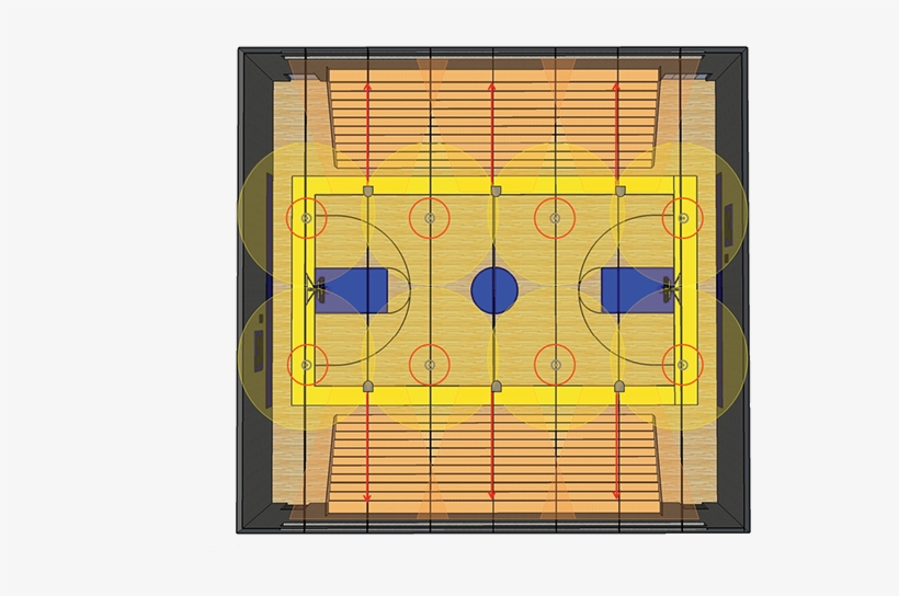 Enhanced Court Coverage - Diagram, transparent png
