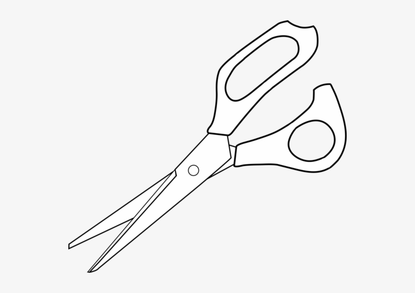 Scissors Clipart Black And White Free Clipart Images - White Scissors Clipart, transparent png