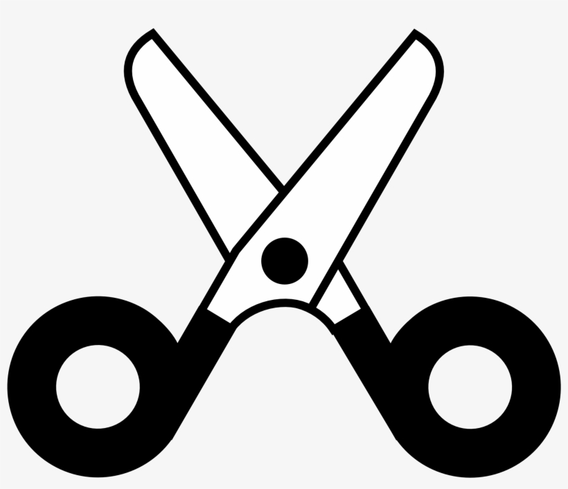 Crayon Clipart Scissors Clip Black And White Black And White Scissors