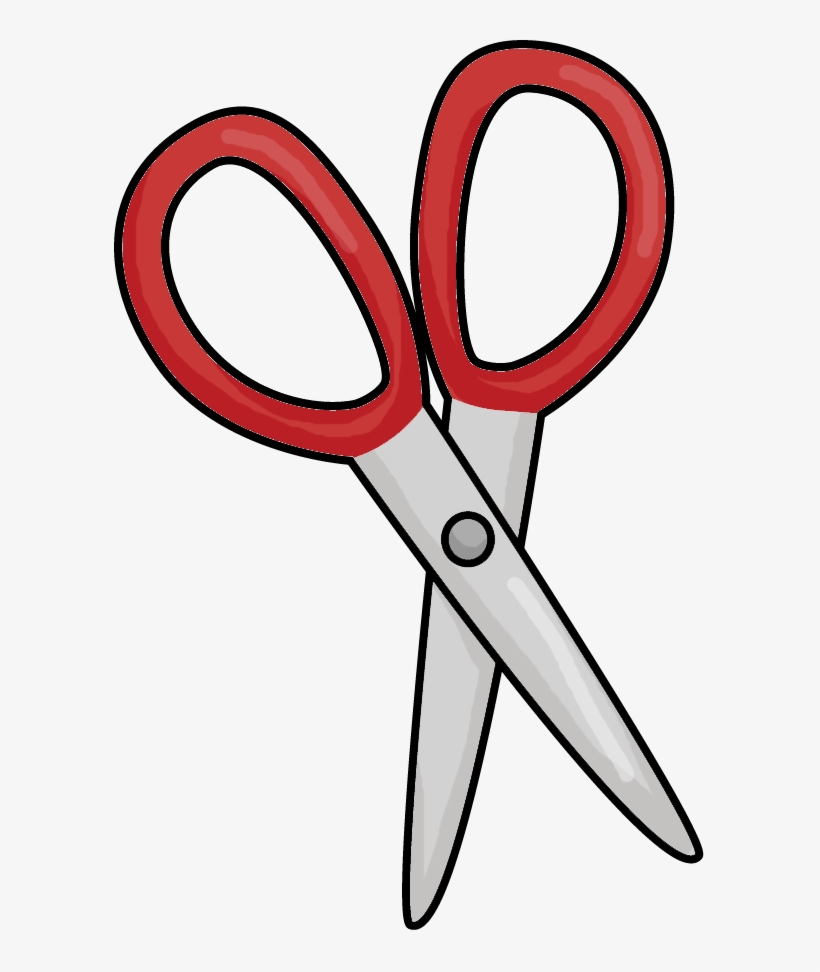 Free Scissors And Glue Clipart - School Scissors Clipart, transparent png