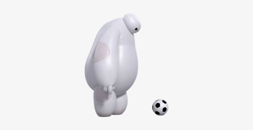 Big Hero 6 Baymax Playing Football - Baymax Soccer Ball, transparent png