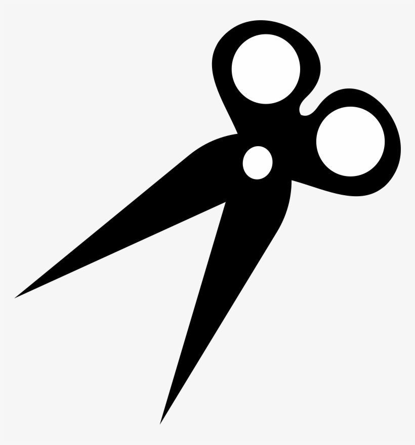 Medium Image - Scissors Silhouette Gif, transparent png