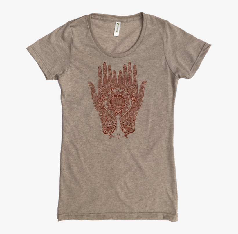 Henna Hands Tee - Active Shirt, transparent png