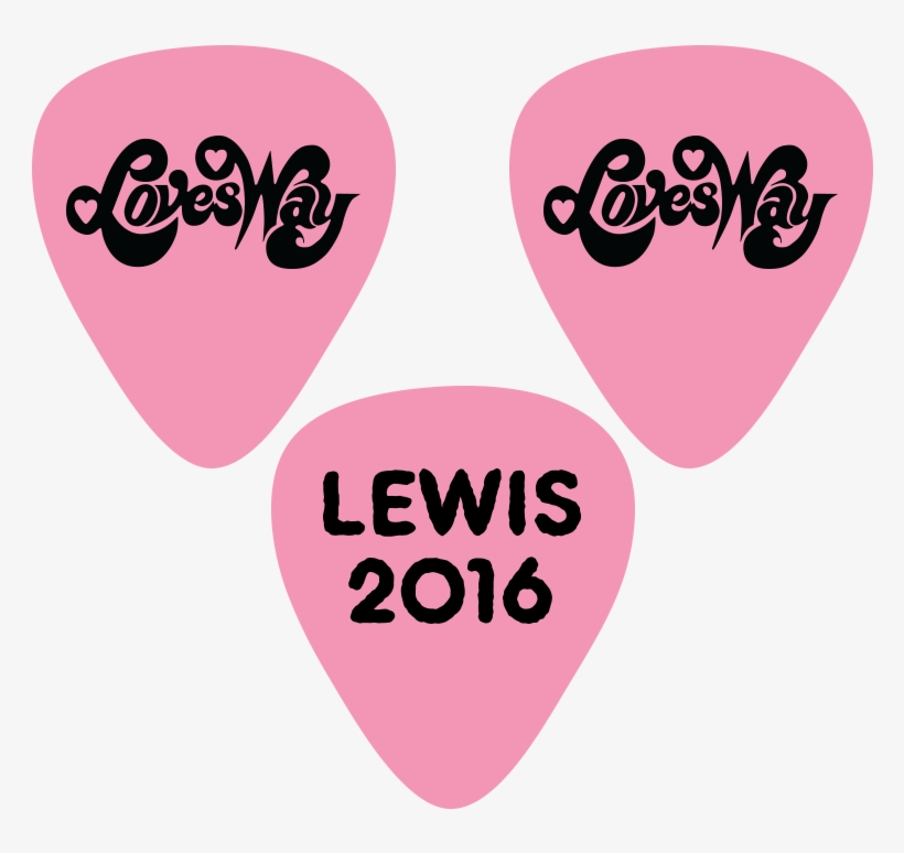 Love's Way Guitar Picks - Heart, transparent png