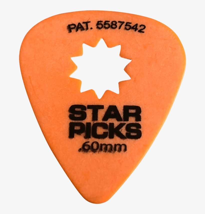Star Pick Guitar Picks, 12-pack - Pick, transparent png