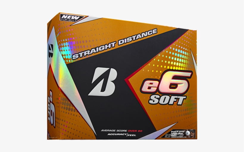 Bridgestone E6 Soft Golf Balls, transparent png