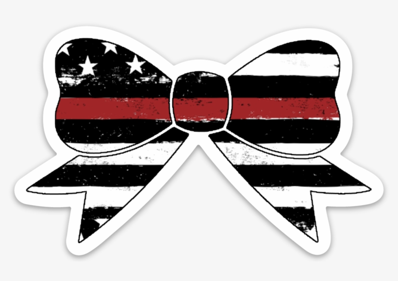 Trl Distressed Flag Bow Printed Decal - Emblem, transparent png
