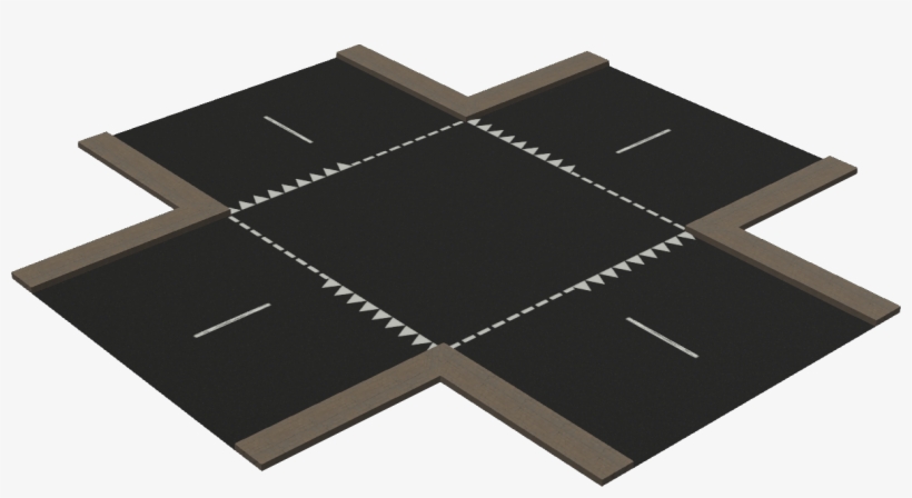 Roadintersection - Floor, transparent png