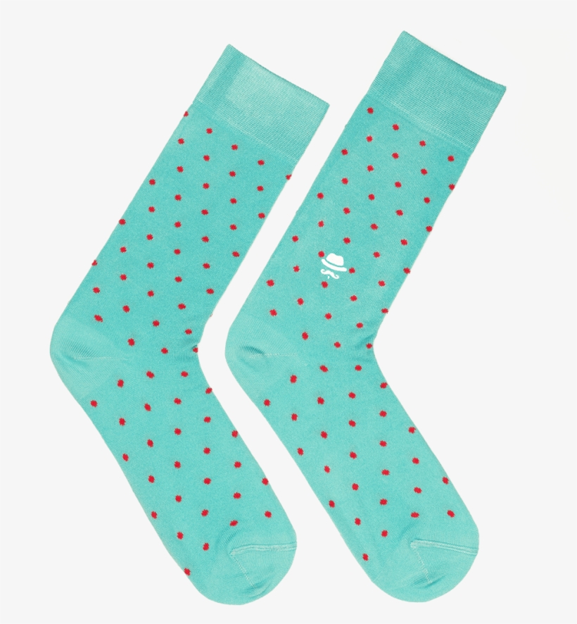 Red Stars - Sock, transparent png