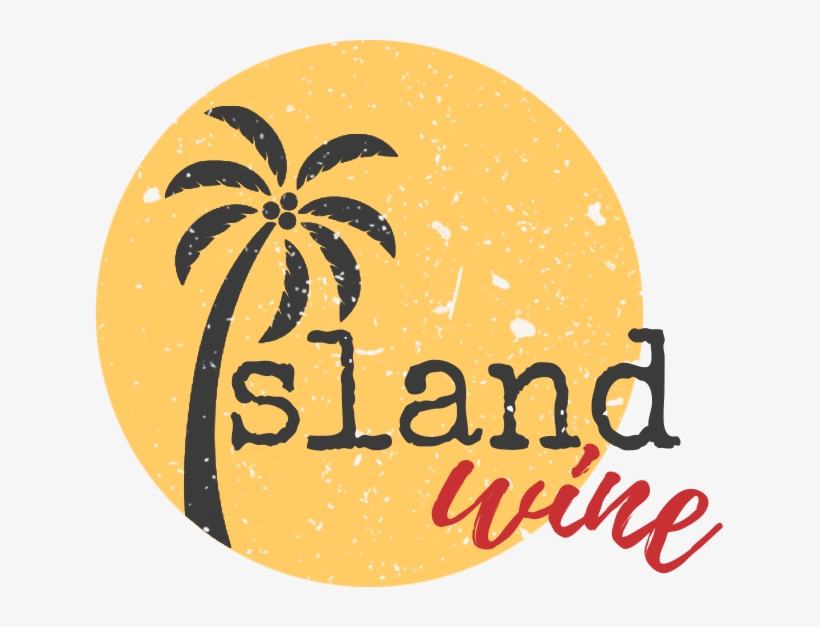 Island Wine Final Logo Distressed - Palm, transparent png