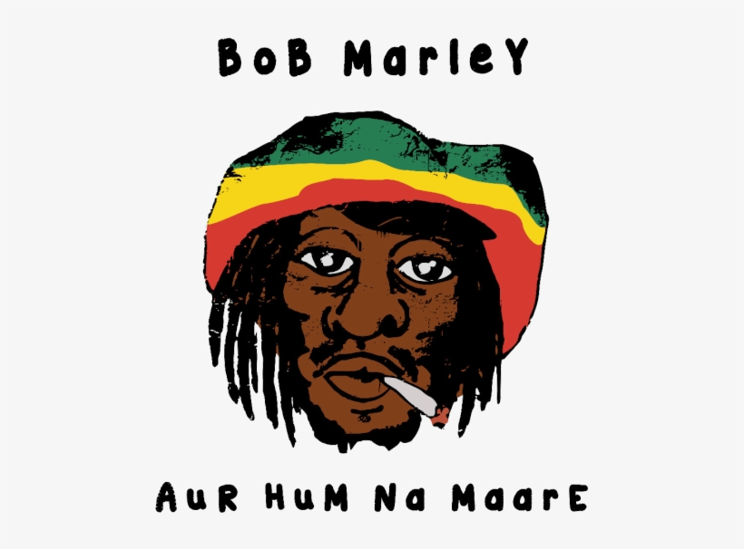 Bob Marley Aur Hum Na Maare - Bob Marley With Joint, transparent png