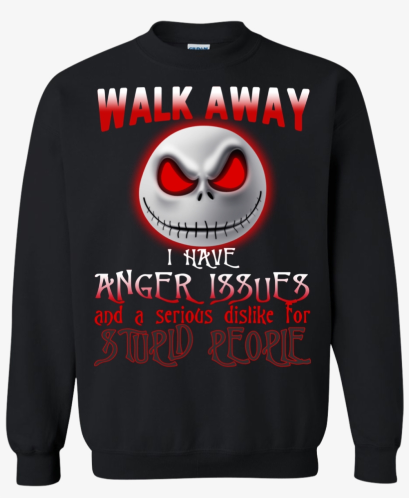 Jack Skellington Walk Away I Have Anger Issues And - Ugly Sweater Dragon Ball, transparent png