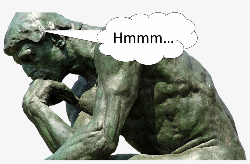 This Is A Topic That Typically Generates Emotion And - The Thinker, transparent png