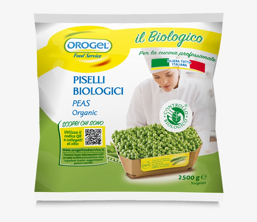 Primofiore Organic Peas - Alimenti Surgelati Biologici Orogel, transparent png