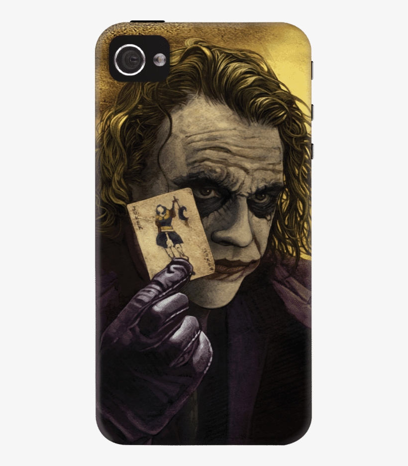 Dailyobjects Joker Name Card Case For Iphone 4/4s Buy - Joker Dark Knight, transparent png