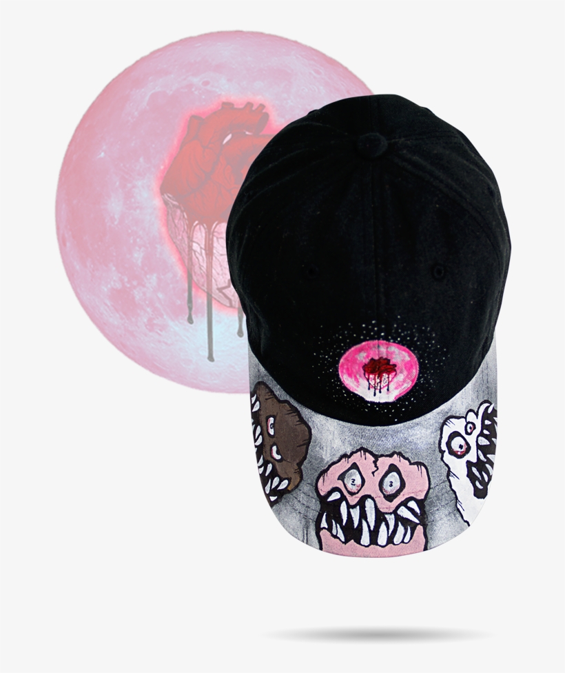 Heartbreak On A Full Moon - Baseball Cap, transparent png