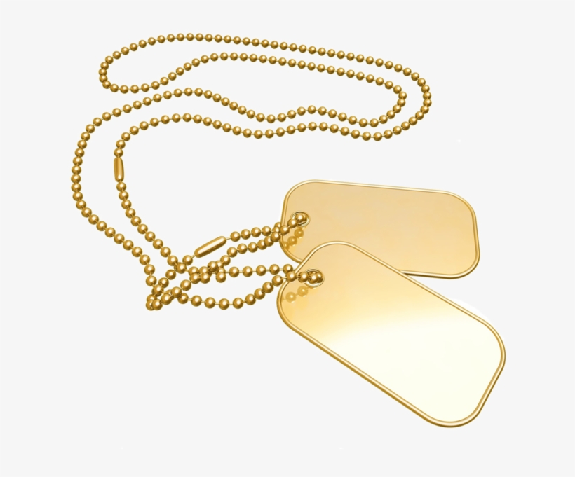 Gold Dog Tags - My Name Pix Friends, transparent png
