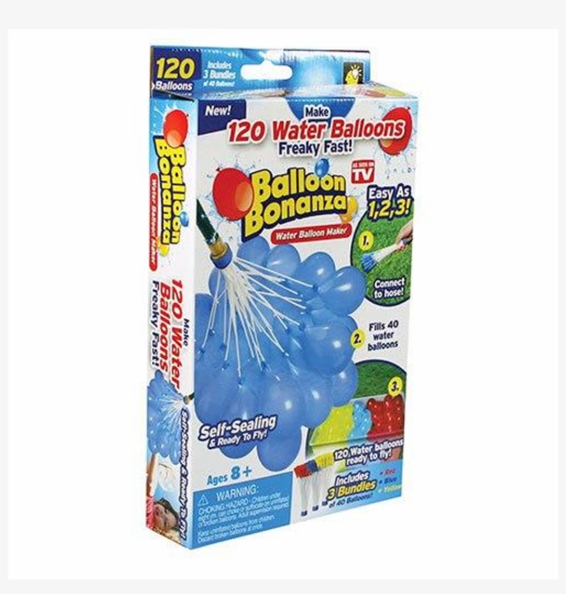 120 Pcs/bag Water Balloons Bunch Filled With Water - Water Balloon, transparent png