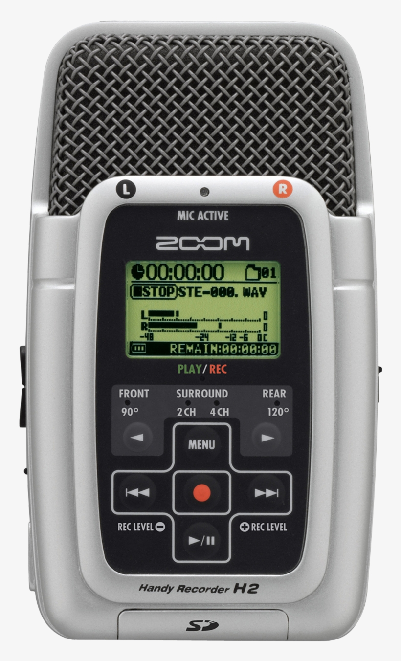Zoom H2, transparent png