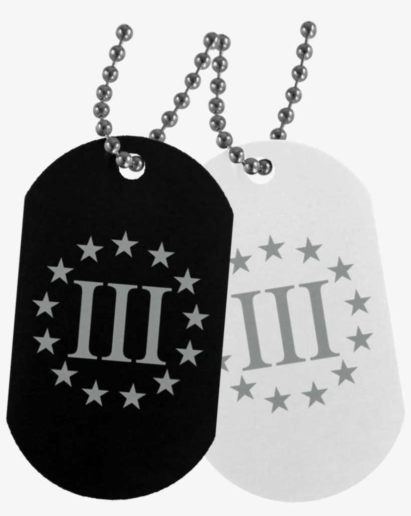 Three Percenter Dog Tag - Army Dog Tags, transparent png
