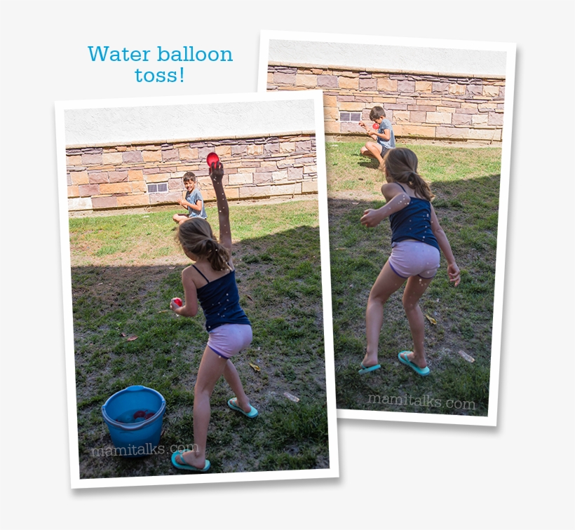 Water Balloon Toss Mamitalks - Fun, transparent png