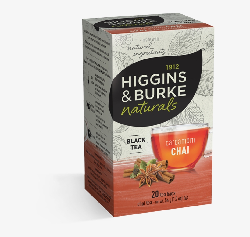 Cardamom Chai Traditional Tea Bag - Higgins And Burke Cardamom Chai, transparent png
